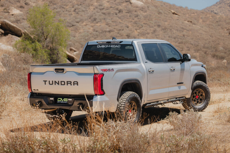 Toyota Tundra Rear Bumper - DV8 Offroad - Spec Series, Mid-Width, Steel - Black - `22-`26